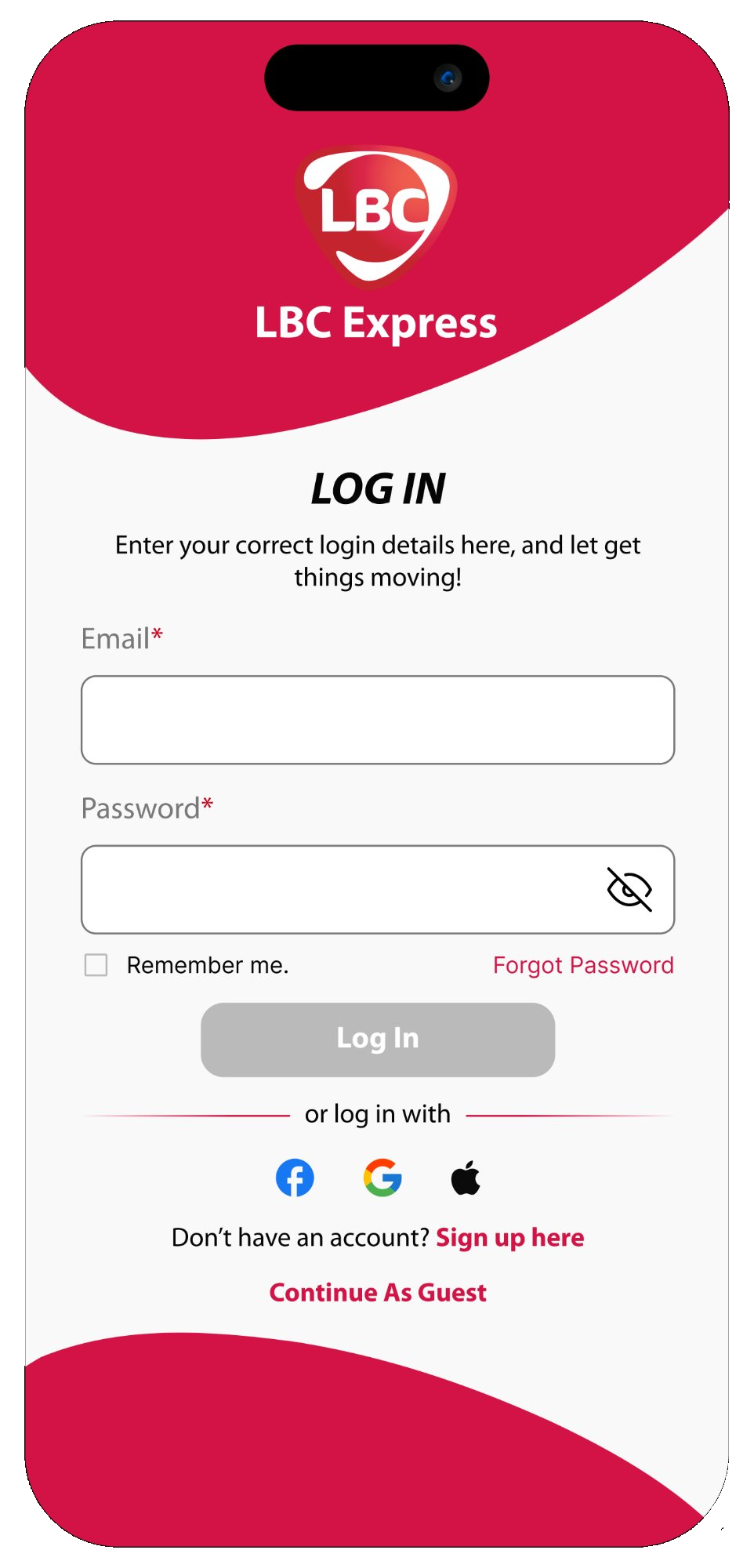 LBC Express mobile app