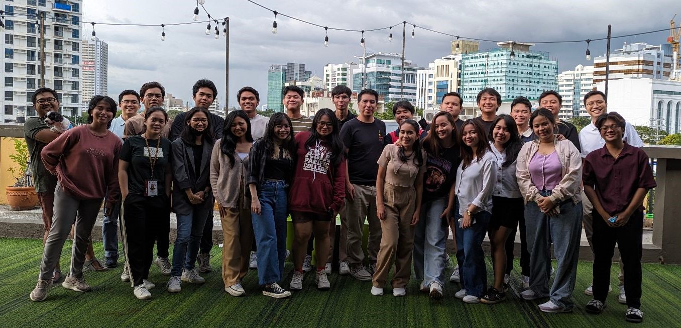 Sandlot team on the rooftop in Metro Manila