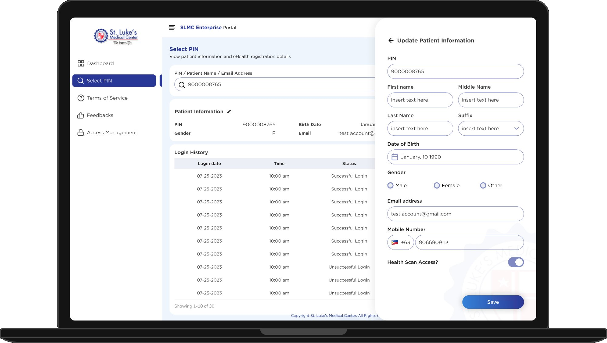 eHub enterprise portal